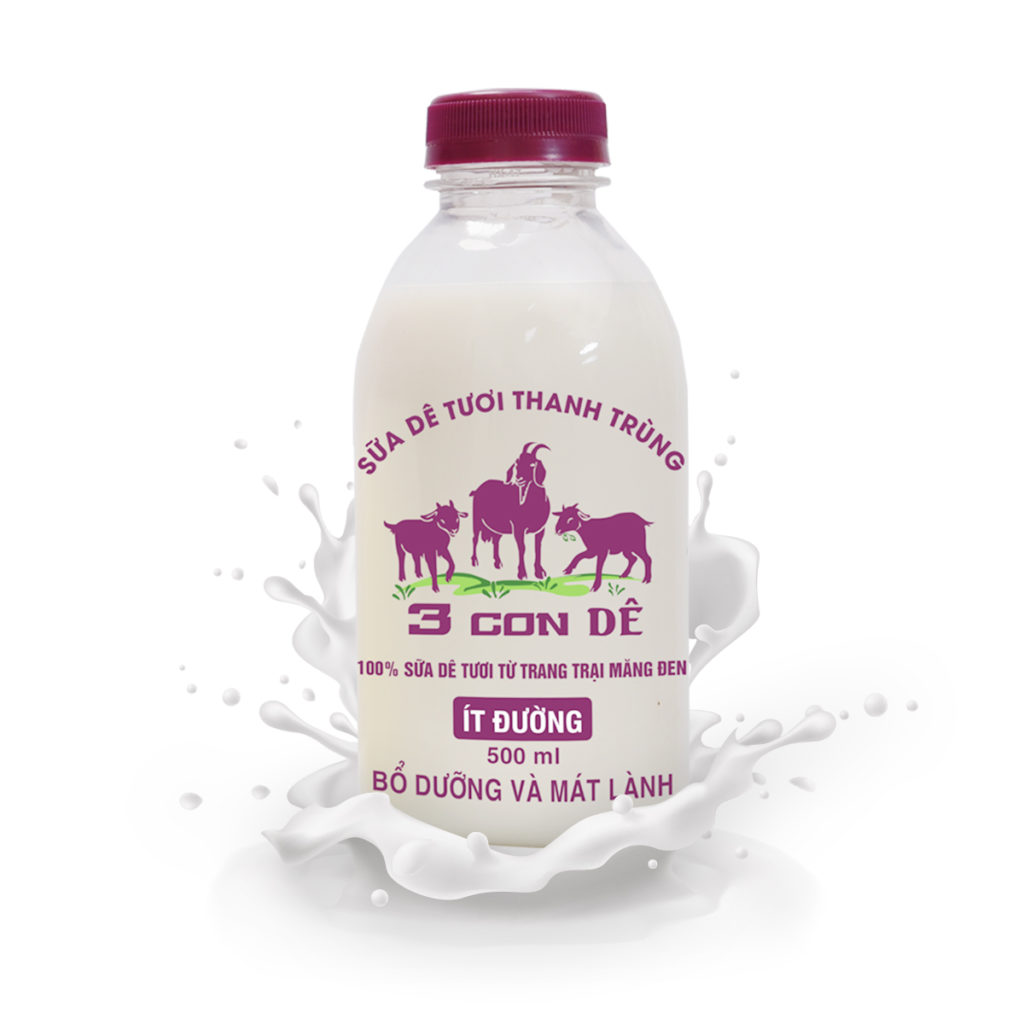 Sữa Dê Tươi Thanh Trùng Ít Đường - 500ml
