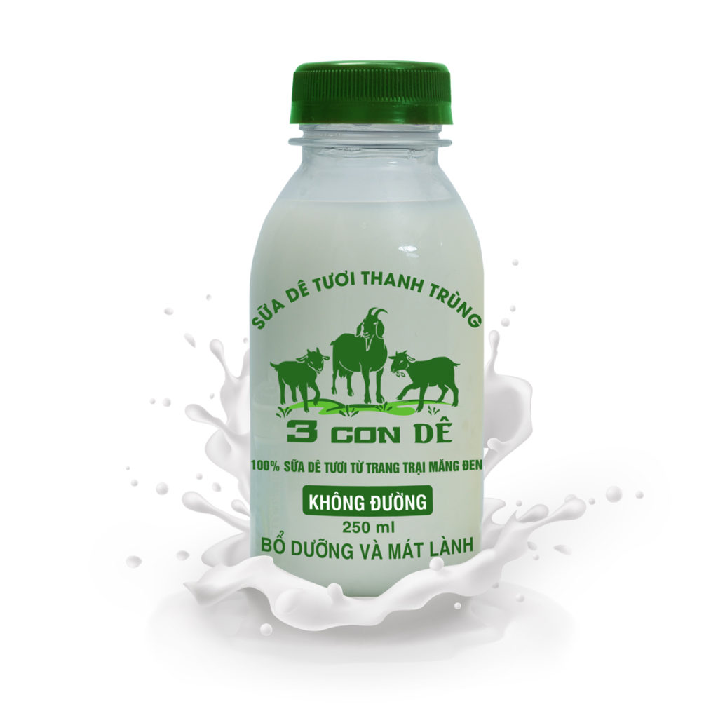 Sữa Dê Tươi Thanh Trùng Không Đường - 250ml